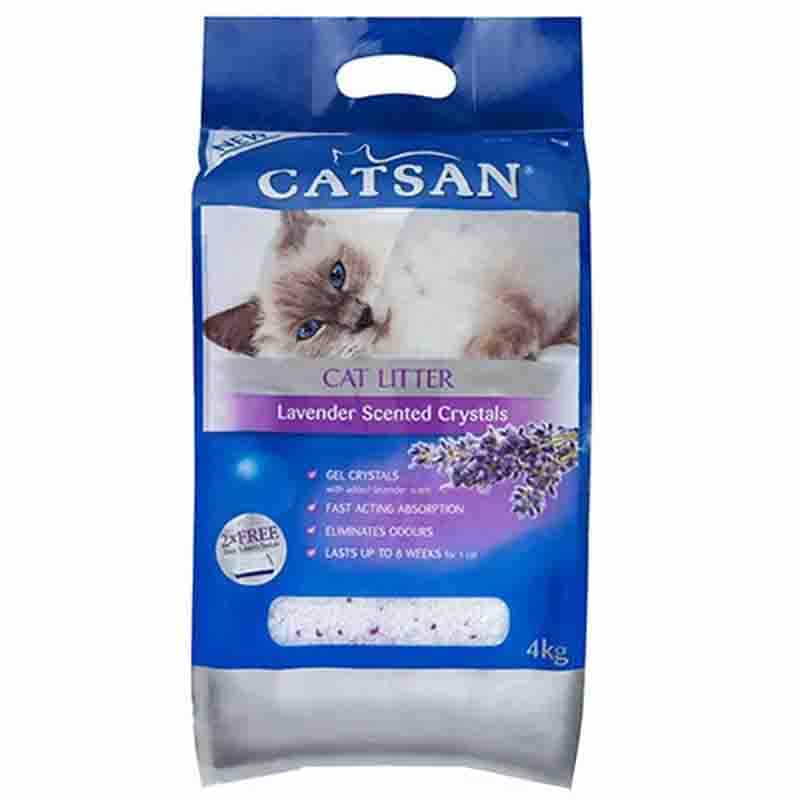 Catsan Cat Litter Crystals Lavender Scented allforpets.lk