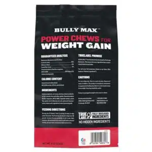 Bully Max Power Chews for Weight Gain with Probiotics for Dogs