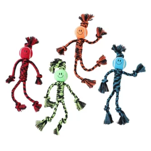 Tug Dog Toy Rope Man for Aggressive Chewers