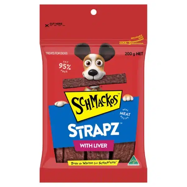 Schmackos Strapz With Liver Dog Treats