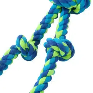 TWIN KNOTTED ROPE TUGGER TOY knots