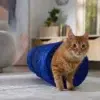 Foldable Cat Play Tunnel with Mesh Cat Toy