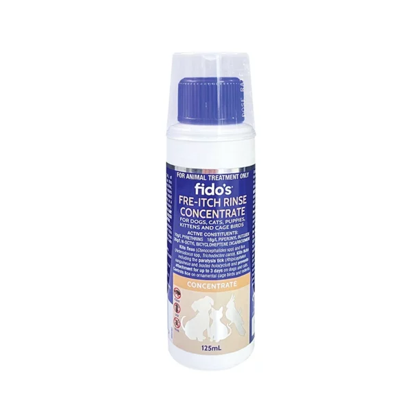 Fido's Fre-Itch Rinse Concentrate for Dogs and Cats 125ml