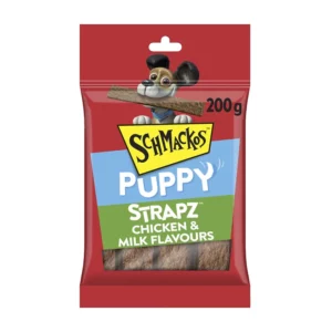 Schmackos Strapz Puppy Chicken & Milk Flavour Dog Treats