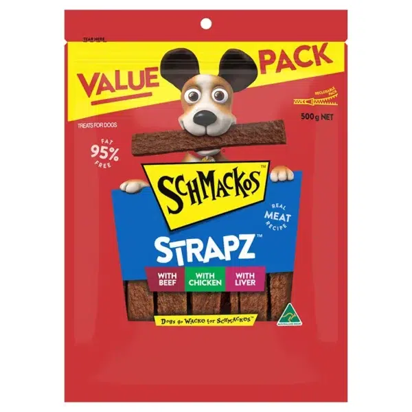 Schmackos Strapz Variety Pack Dog Treats