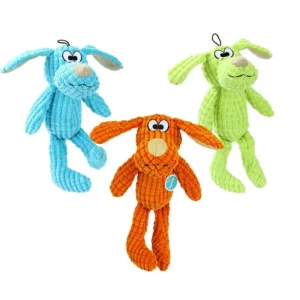 Dog Toy Plush Neon Puppy Assorted colors