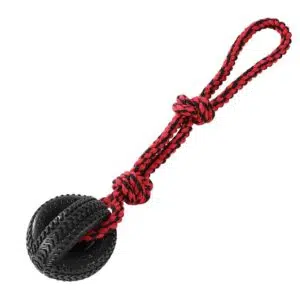 Tyre Rope Tugger Dog Toy with rope