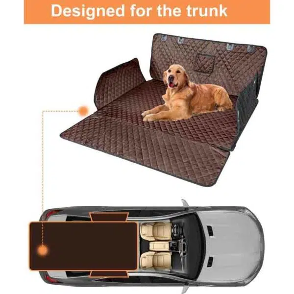 Dog Seat Cover Mat design for SUV car boot
