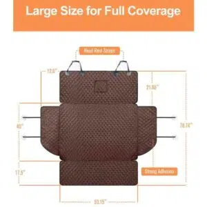 Dog Seat Cover Mat Dimensions