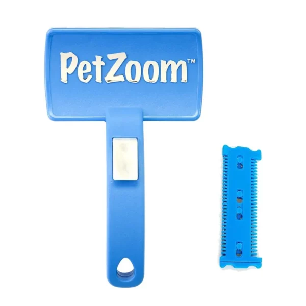 Pet Zoom Grooming Brush with trimmer
