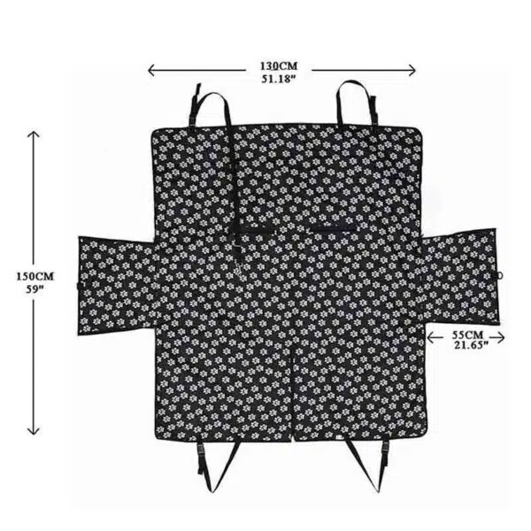 dog car seat cover size and dimensions